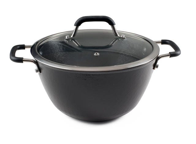 Ronneby Bruk Stekgryta 5 l, med glaslock