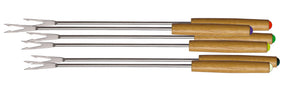Ronneby Bruk Fondue-gafflar, träskaft, 6-pack