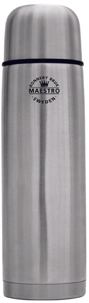 Ronneby Bruk Rostfri ståltermos med Click-kork